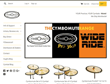 Tablet Screenshot of cymbomute.com